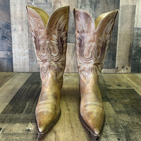 Charlie 1 Horse Lucchese Pointed Toe Western Cowboy Boots Womens 6 B - Picture 6 of 12